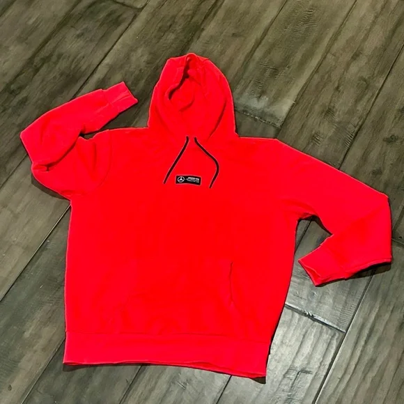 Mercedes-AMG Petronas Lewis Hamilton 2022 Italian GP Hoodie in Neon Pink - Large - Picture 2 of 13